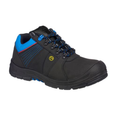 Portwest Portwest Compositelite Protector Safety Shoe S3 ESD HRO Black/Blue Black/Blue